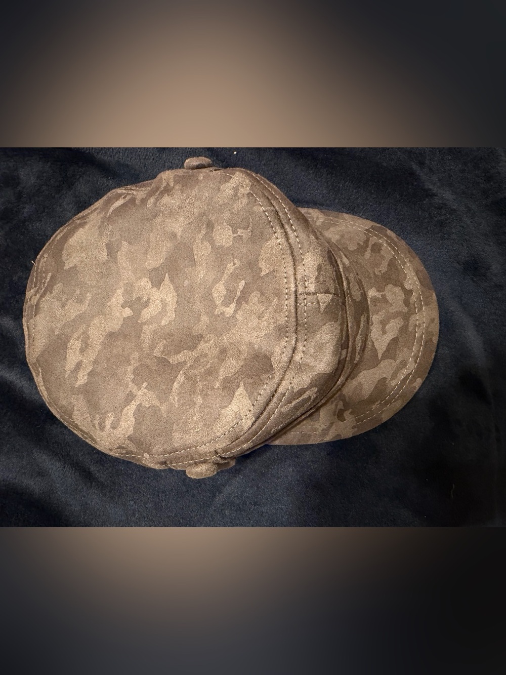 Women's Camouflage Cadet Cap in Brown - Picture 3 of 4